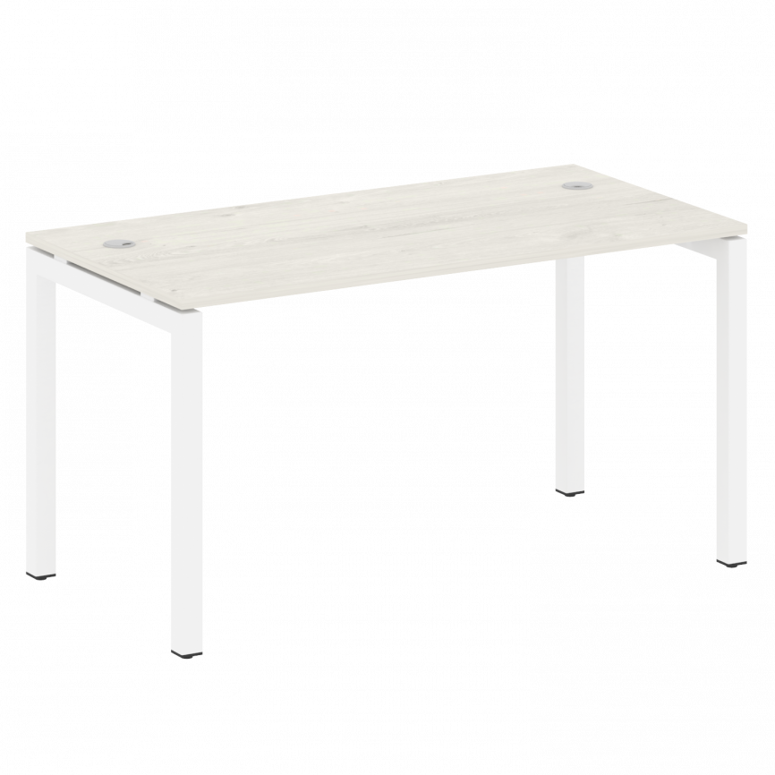 Метал Систем Куатро Стол письменный на П-образном м/к 50БП.СП-3 Вяз Благородный/Металл Антрацит 1400 фото 12