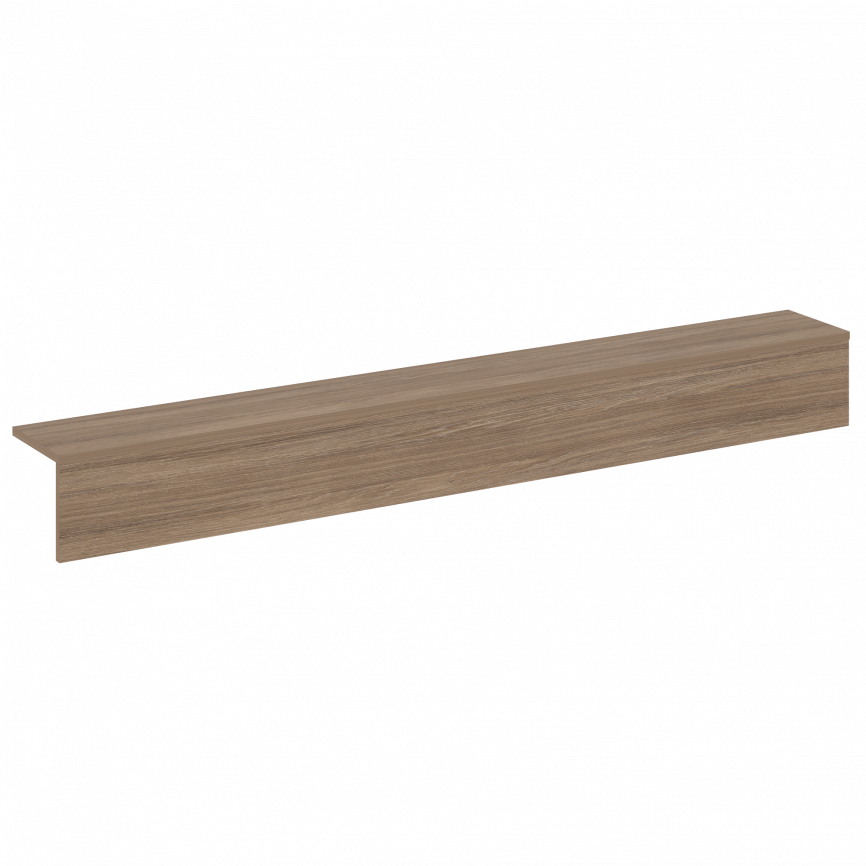 Оникс Накладка на 2 модуля прямая низкая O.R-NP.N-158.2 Дуб Мали 2700*327*297 фото 4