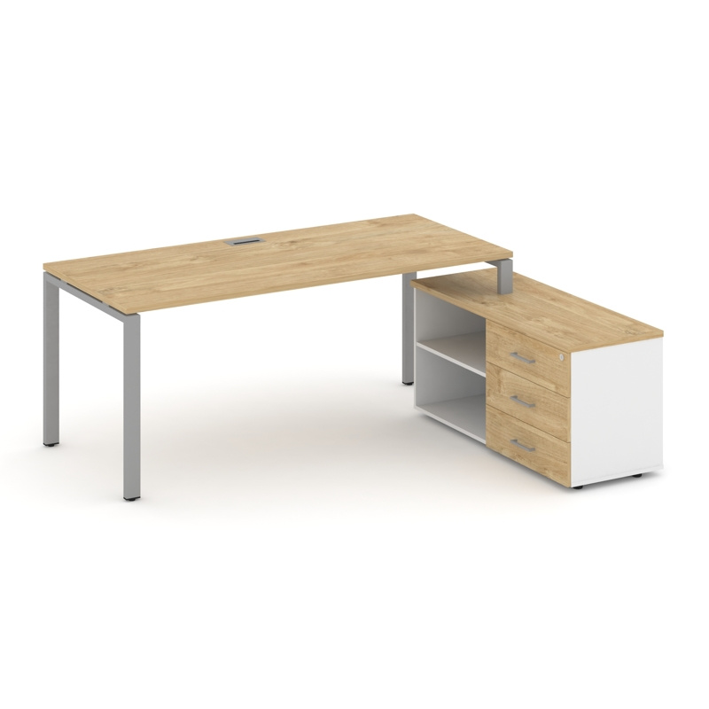 Стайл Проджект Директ Стол письменный с греденцией правой SN-6P.SRG-024.M(R) Дуб Табак/Дуб Табак/Ант фото 36