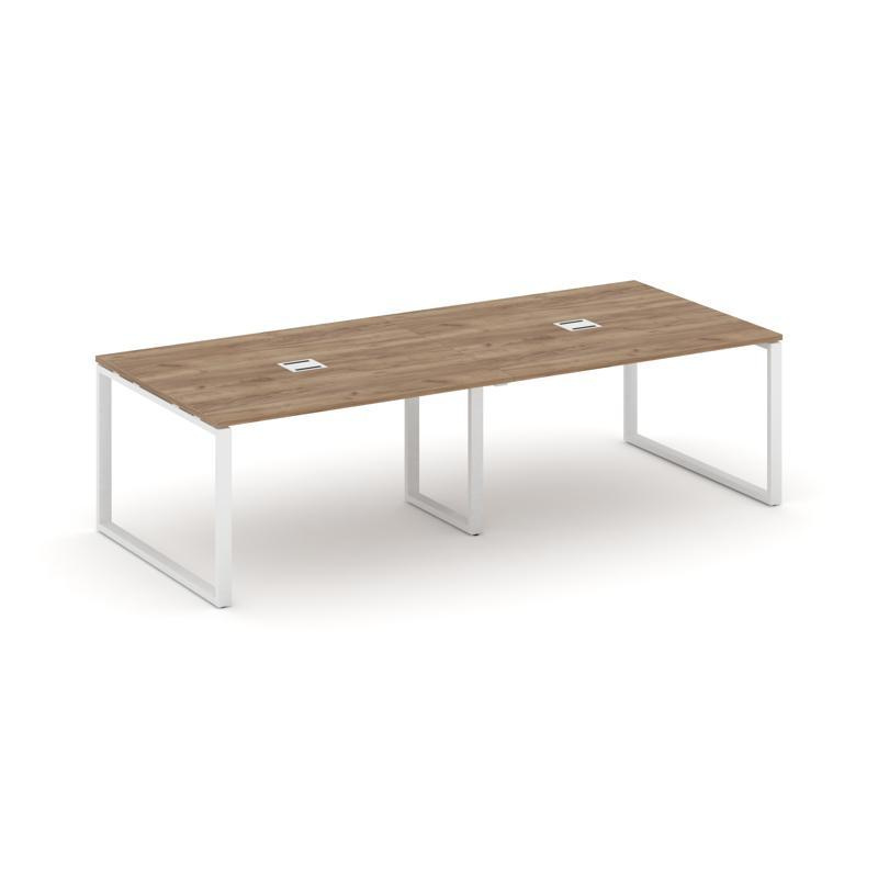 Стайл Проджект Стол переговорный SN-6O.SPRG-044 Серый Пепел/Металл Черный 3160*1180*750 фото 14