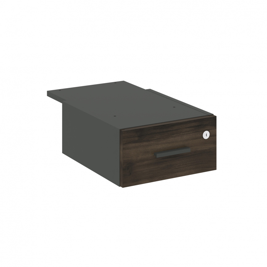 Концепт Тумба с 1 ящ. CN.PT-003 A Сандал Янтарный/Антрацит 347*573*169 фото 9